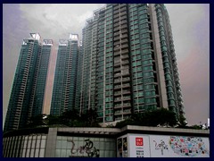 Metropolitan Plaza, shopping mall and residential highrises near Hazhu Square.